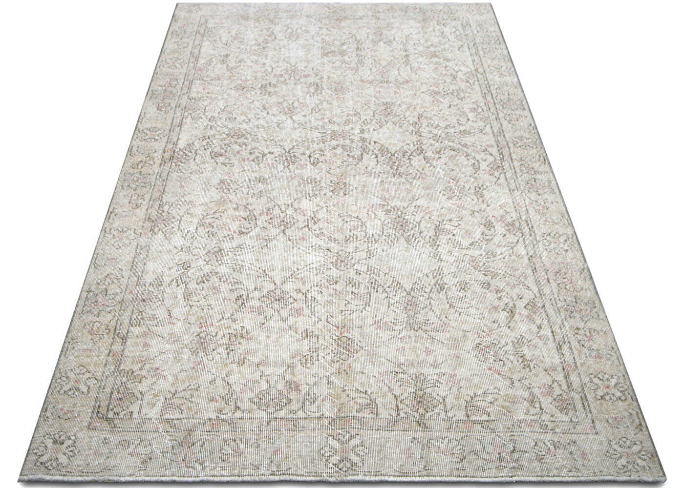 Vintage Turkish Oushak Rug - 5'1" x 8'3" - 210267