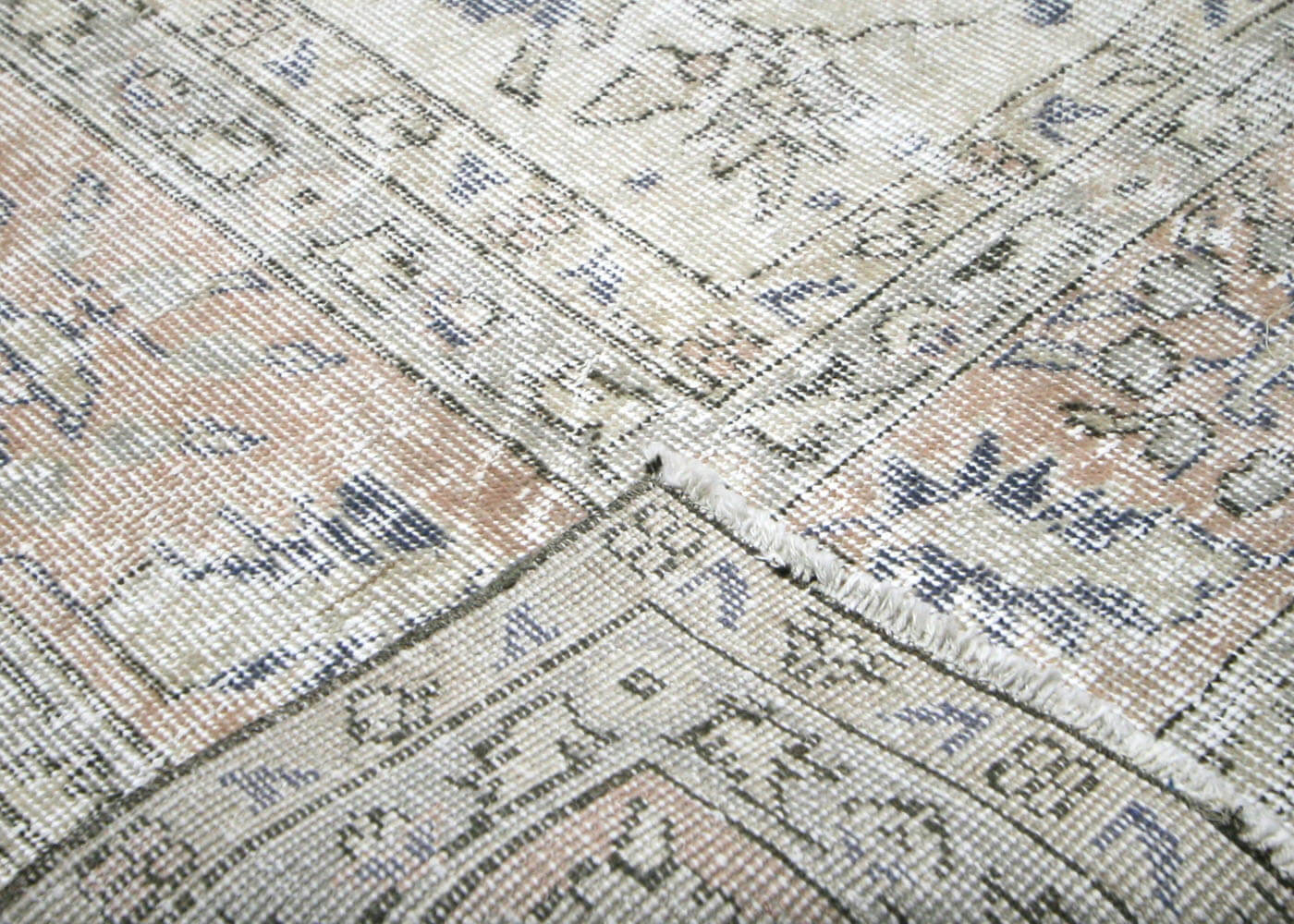 Vintage Turkish Oushak Rug - 7'4" x 11' - 210268