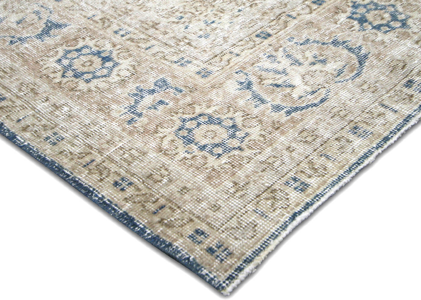 Vintage Turkish Oushak Rug - 6'8" x 10'3" - 210271