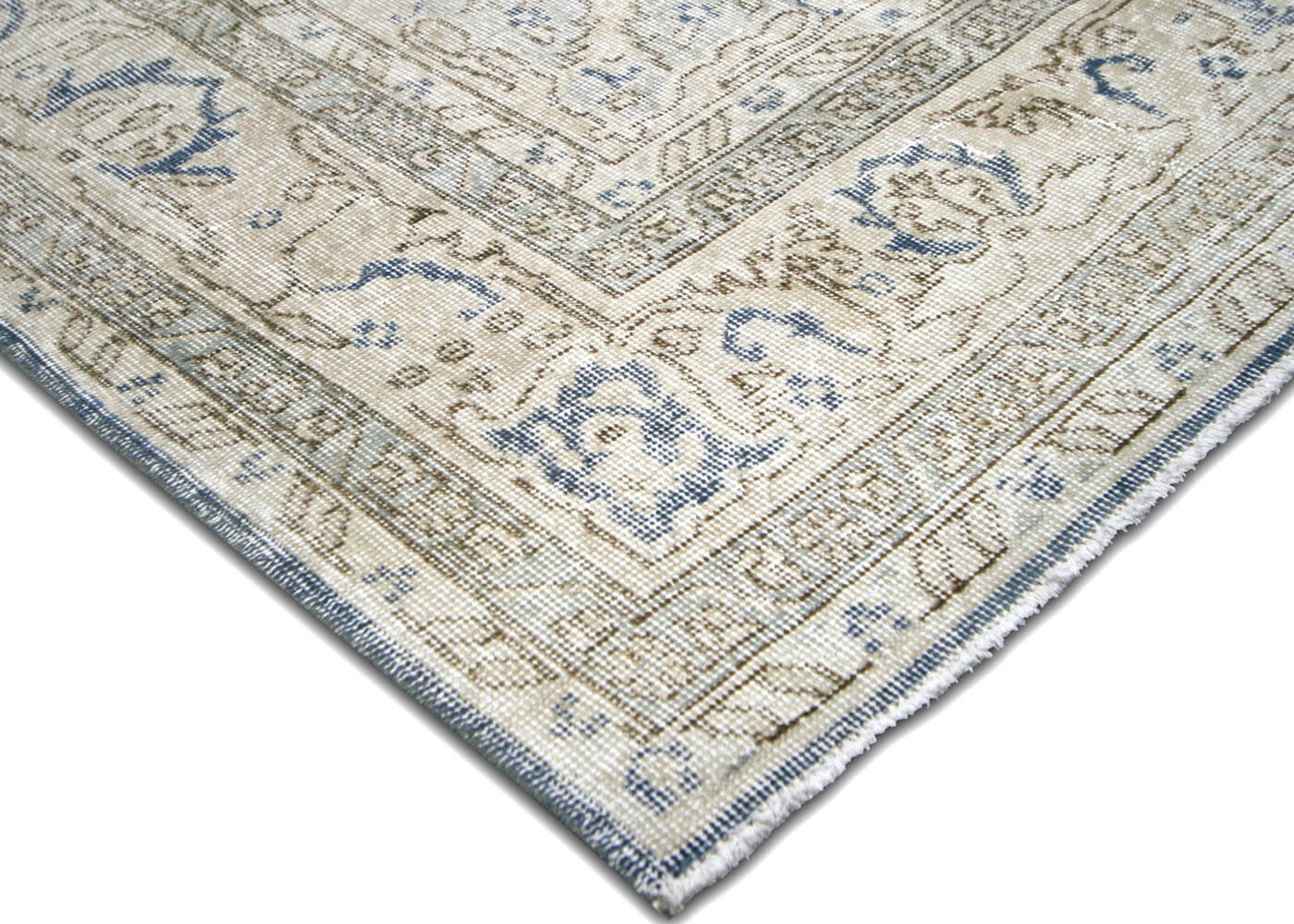 Vintage Turkish Oushak Rug - 6'11" x 10'3" - 210272