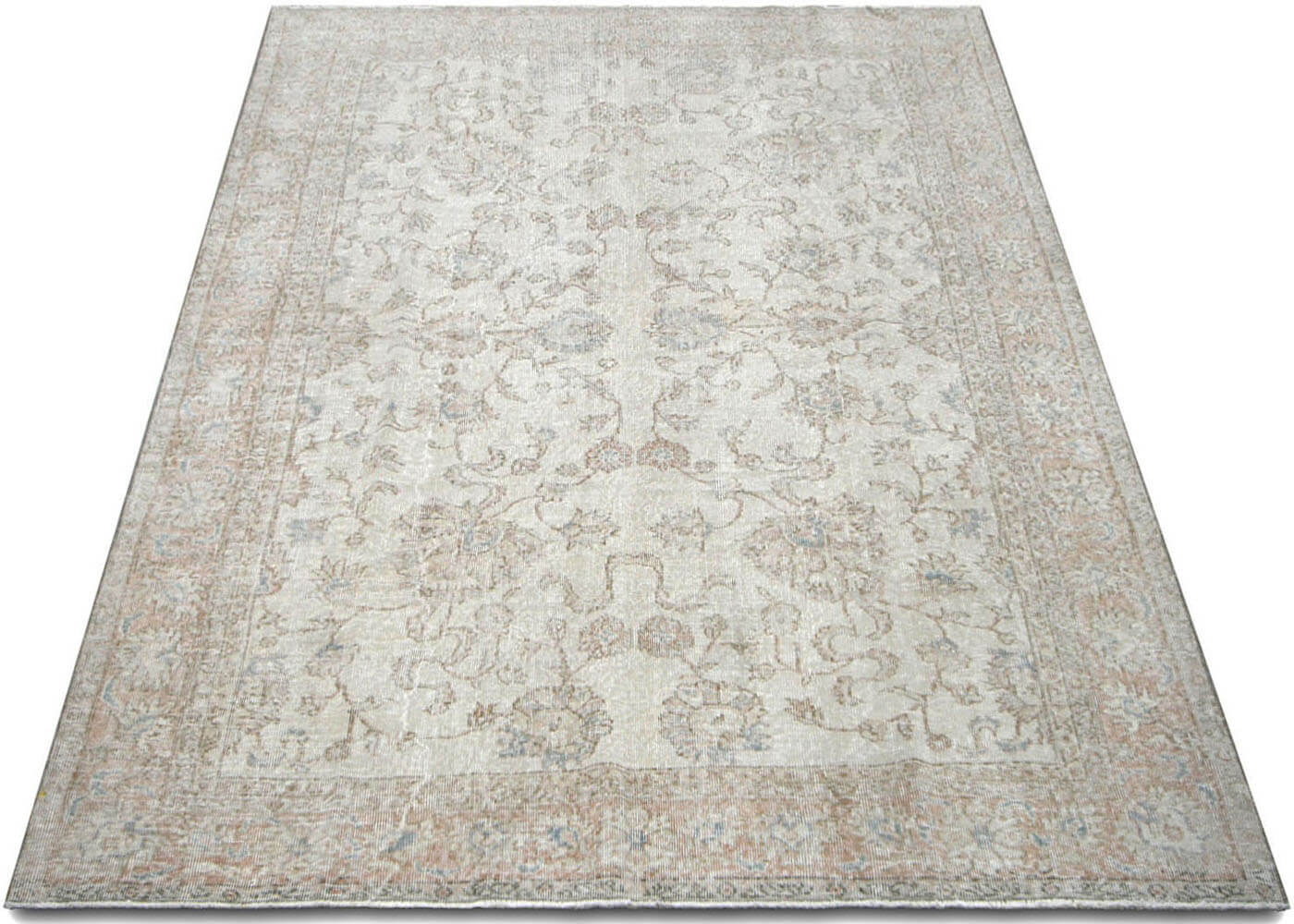 Vintage Turkish Oushak Rug - 6'10" x 9'4" - 210275