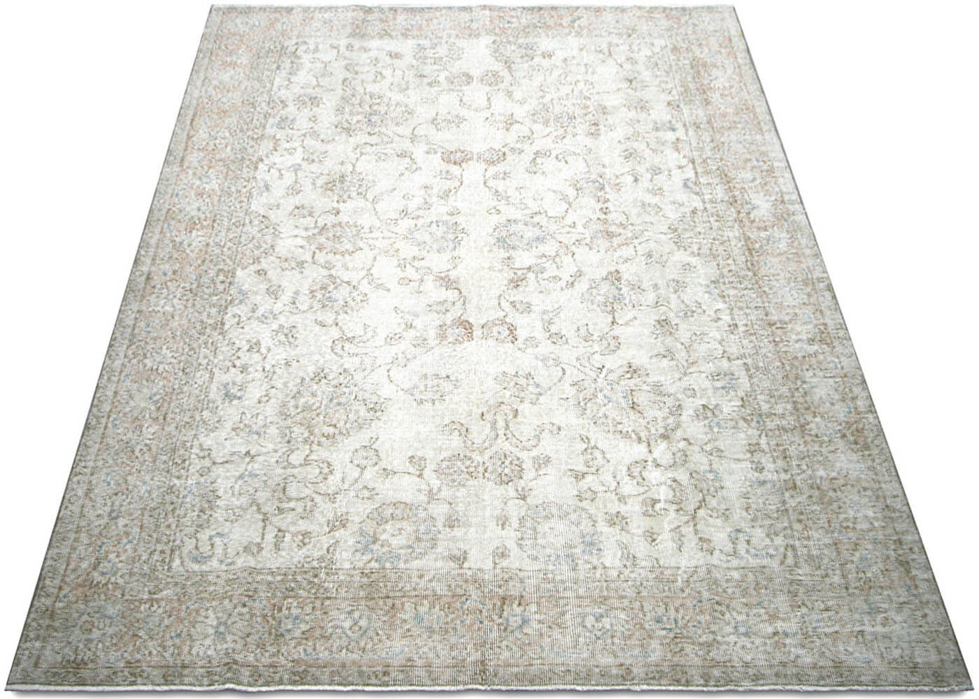 Vintage Turkish Oushak Rug - 6'10" x 9'4" - 210275