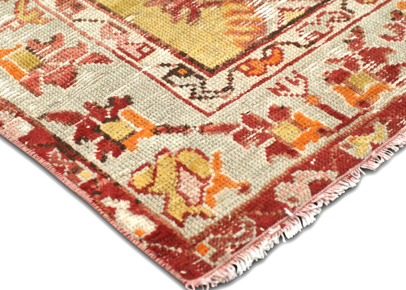 Vintage Turkish Oushak Rug - 2'11" x 4'8" - 210279