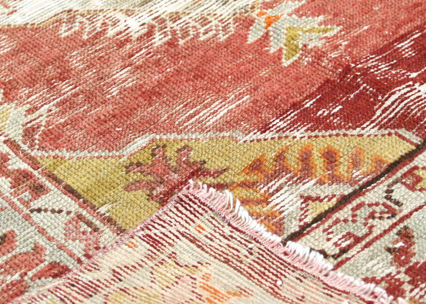Vintage Turkish Oushak Rug - 2'11" x 4'8" - 210279