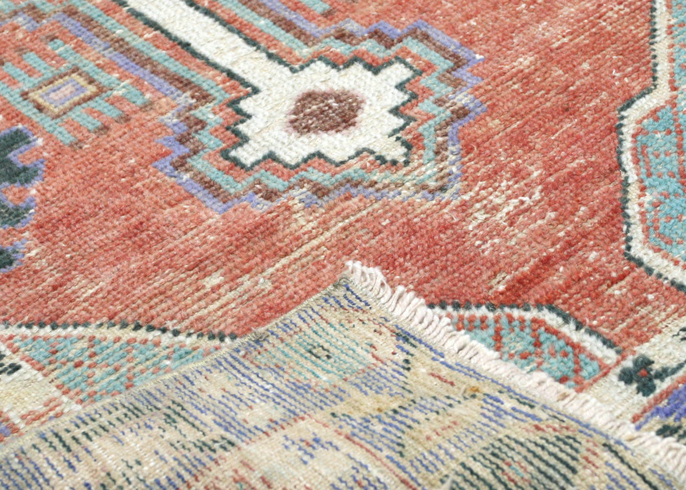 Vintage Turkish Oushak Rug - 2'5" x 5'2" - 210291