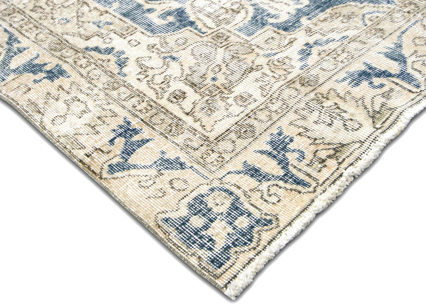 Vintage Turkish Oushak Rug - 4'9" x 7'11" - 210294