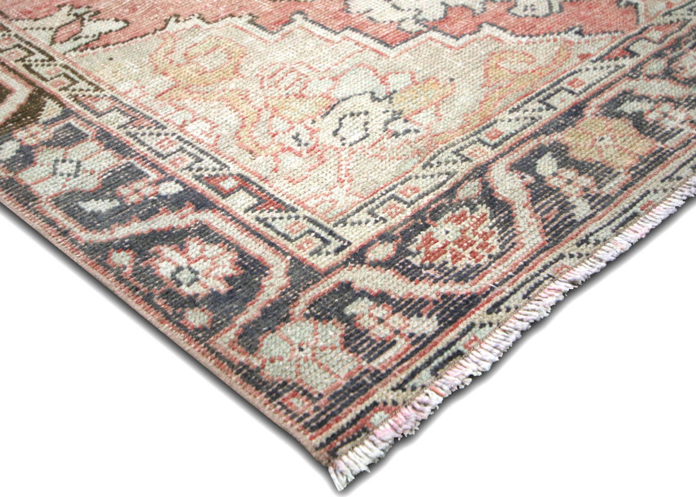 Vintage Turkish Oushak Rug - 4'10" x 8'7" - 210298