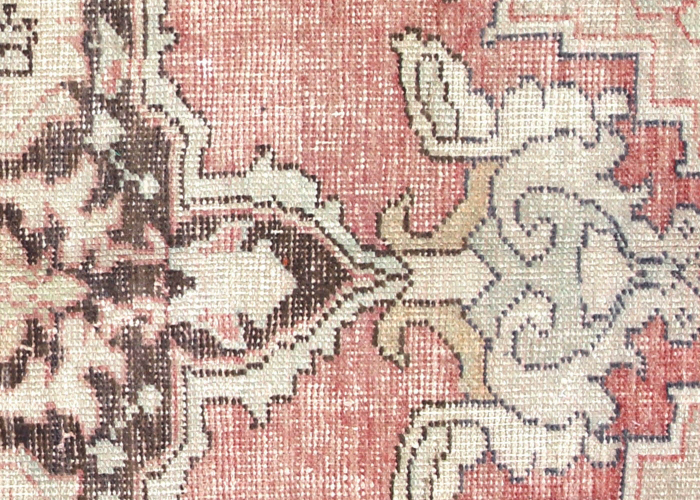 Vintage Turkish Oushak Rug - 4'10" x 8'7" - 210298