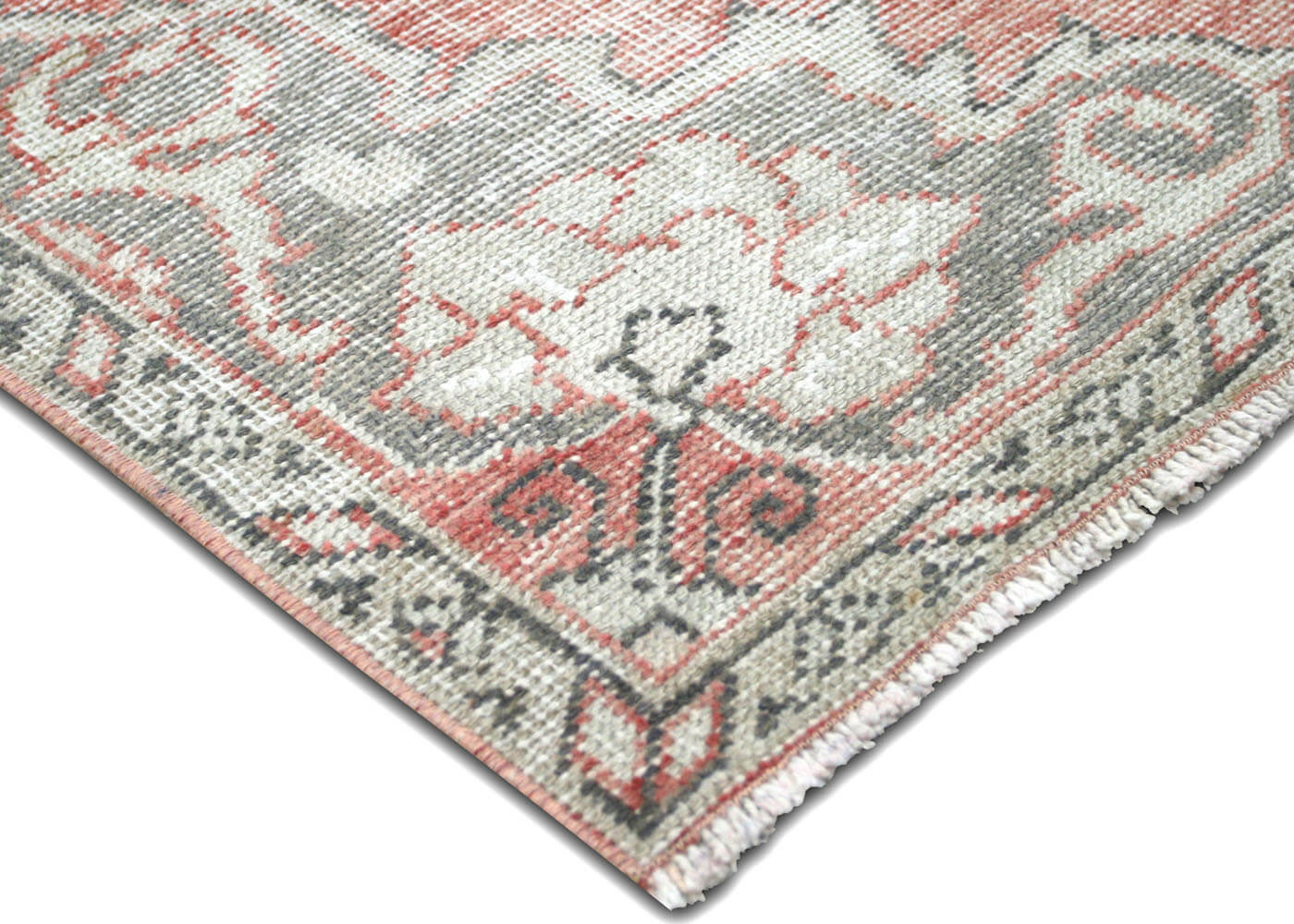 Vintage Turkish Oushak Rug - 3'8" x 6'10" - 210303