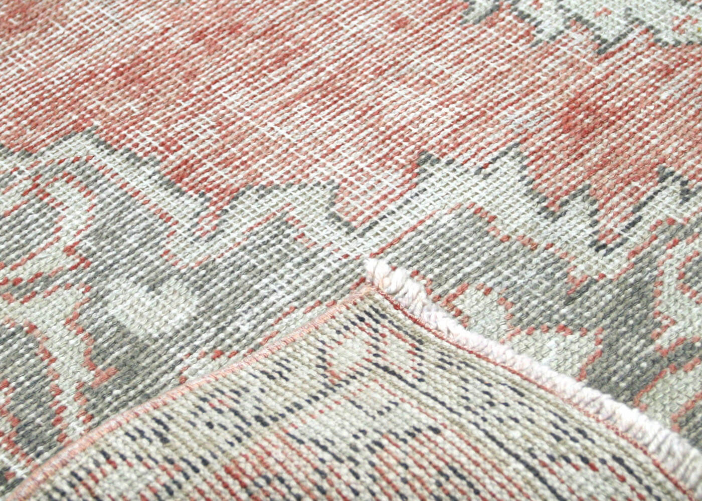 Vintage Turkish Oushak Rug - 3'8" x 6'10" - 210303