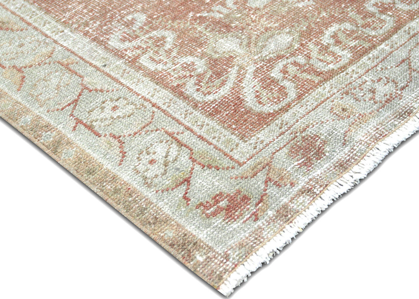 Vintage Turkish Oushak Rug - 3'1" x 6'3" - 210305