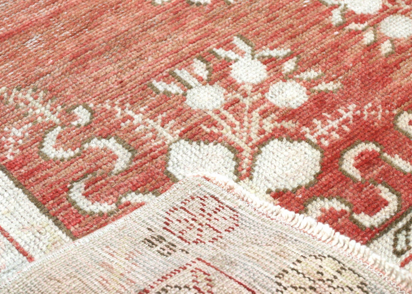 Vintage Turkish Oushak Rug - 2'9" x 5'10" - 210308