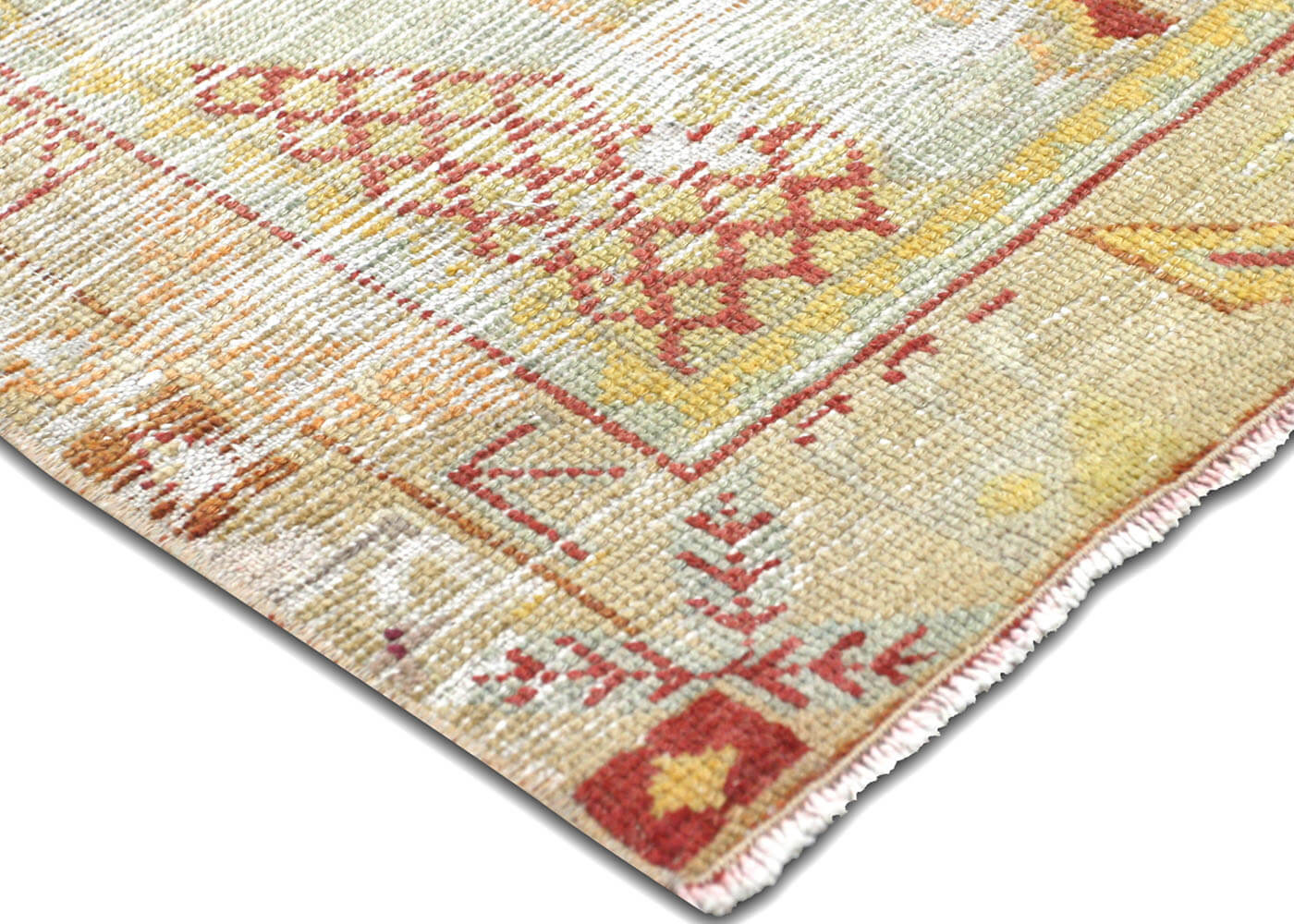 Vintage Turkish Oushak Rug - 2'7" x 5'6" - 210310