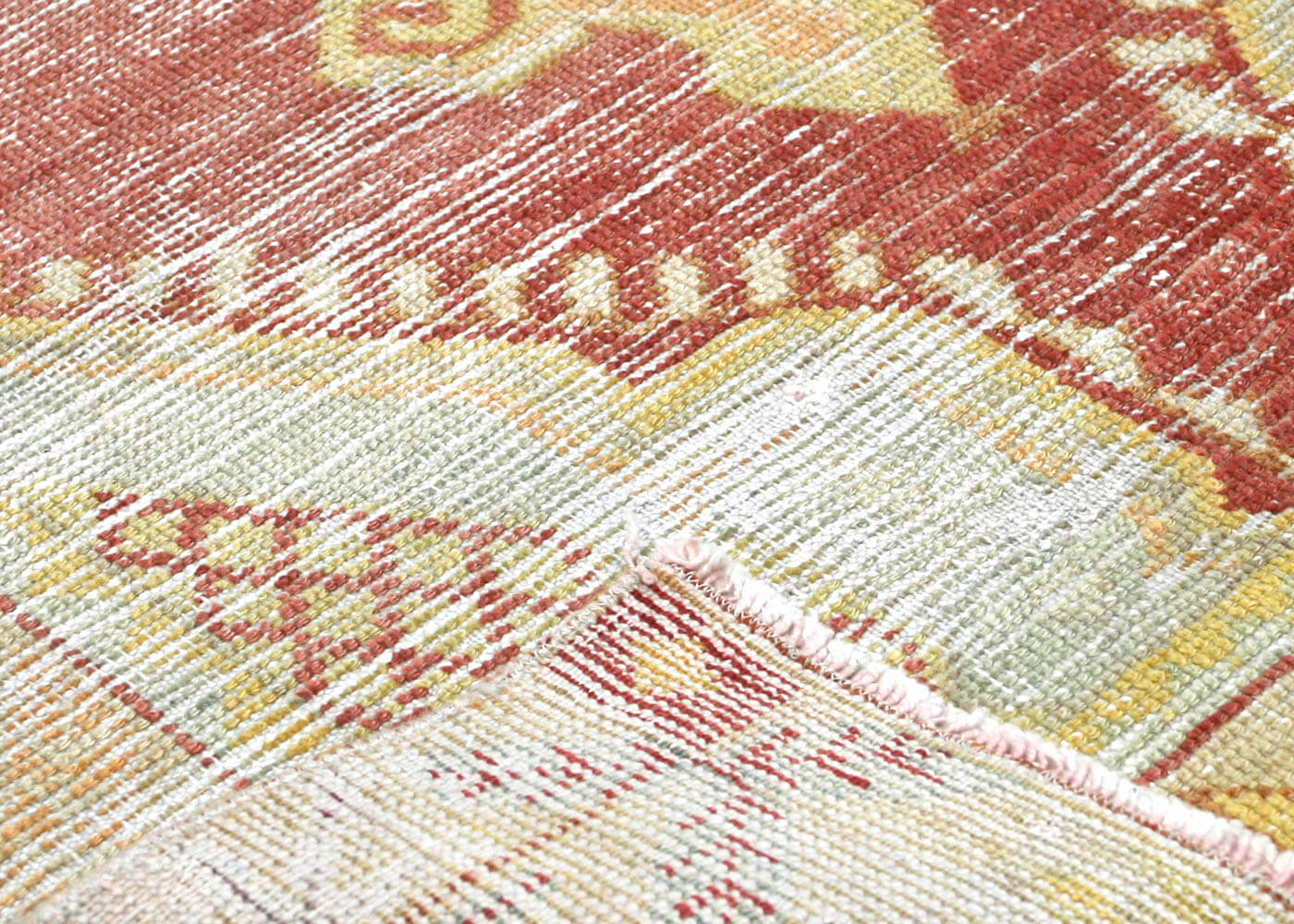 Vintage Turkish Oushak Rug - 2'7" x 5'6" - 210310