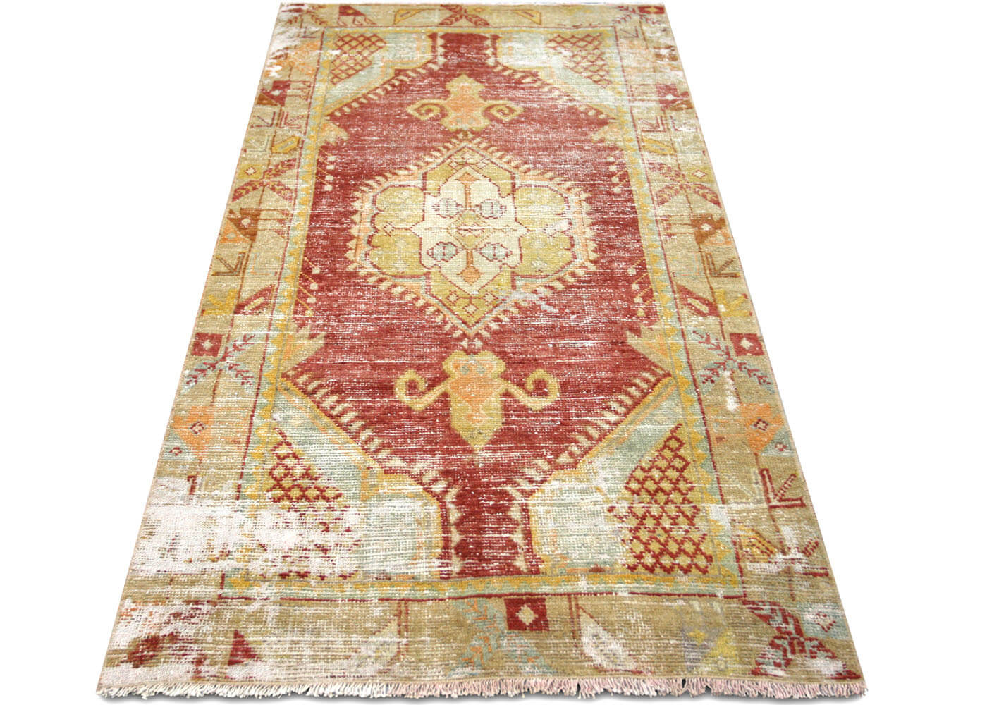 Vintage Turkish Oushak Rug - 2'7" x 5'6" - 210310