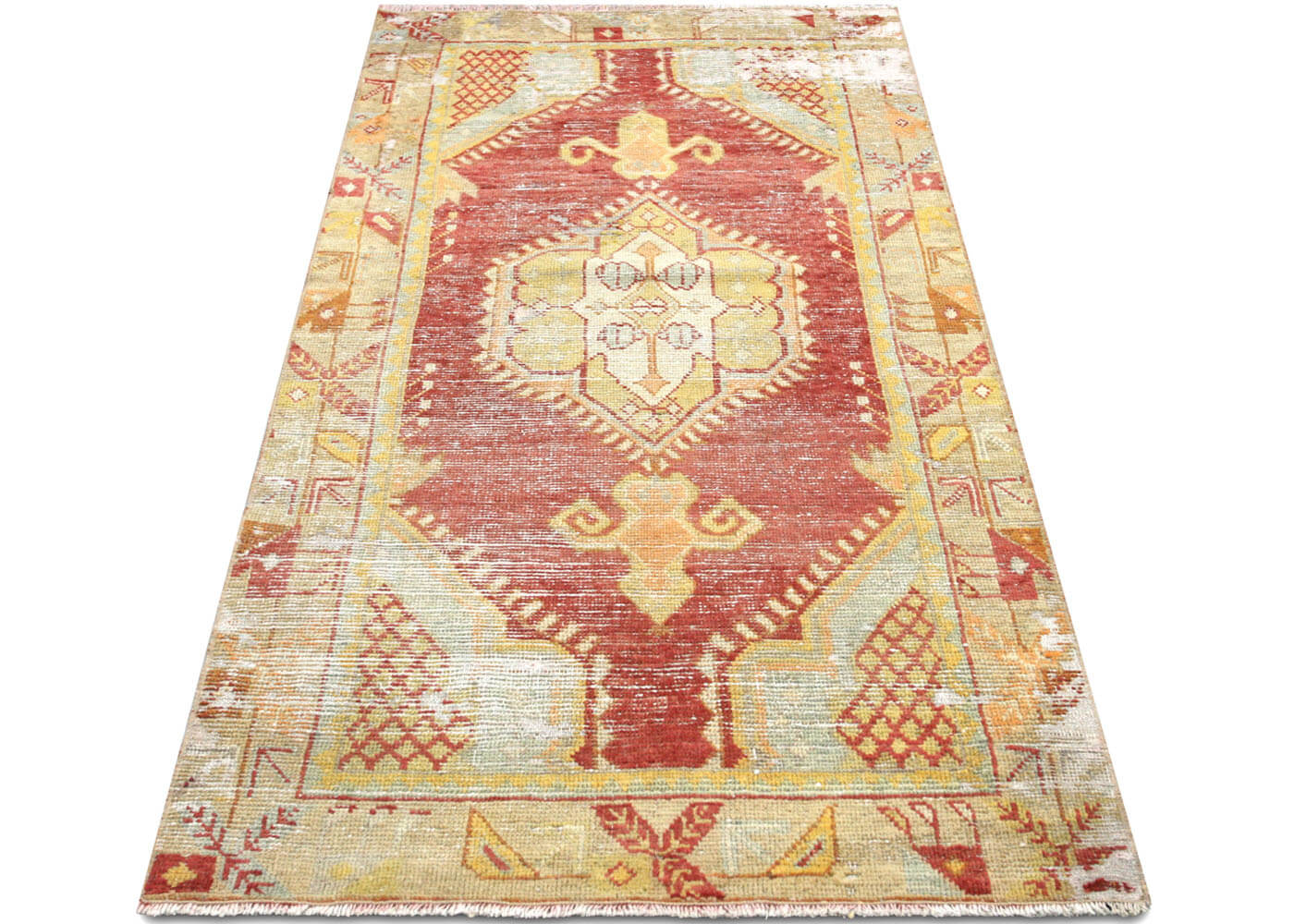 Vintage Turkish Oushak Rug - 2'7" x 5'6" - 210310