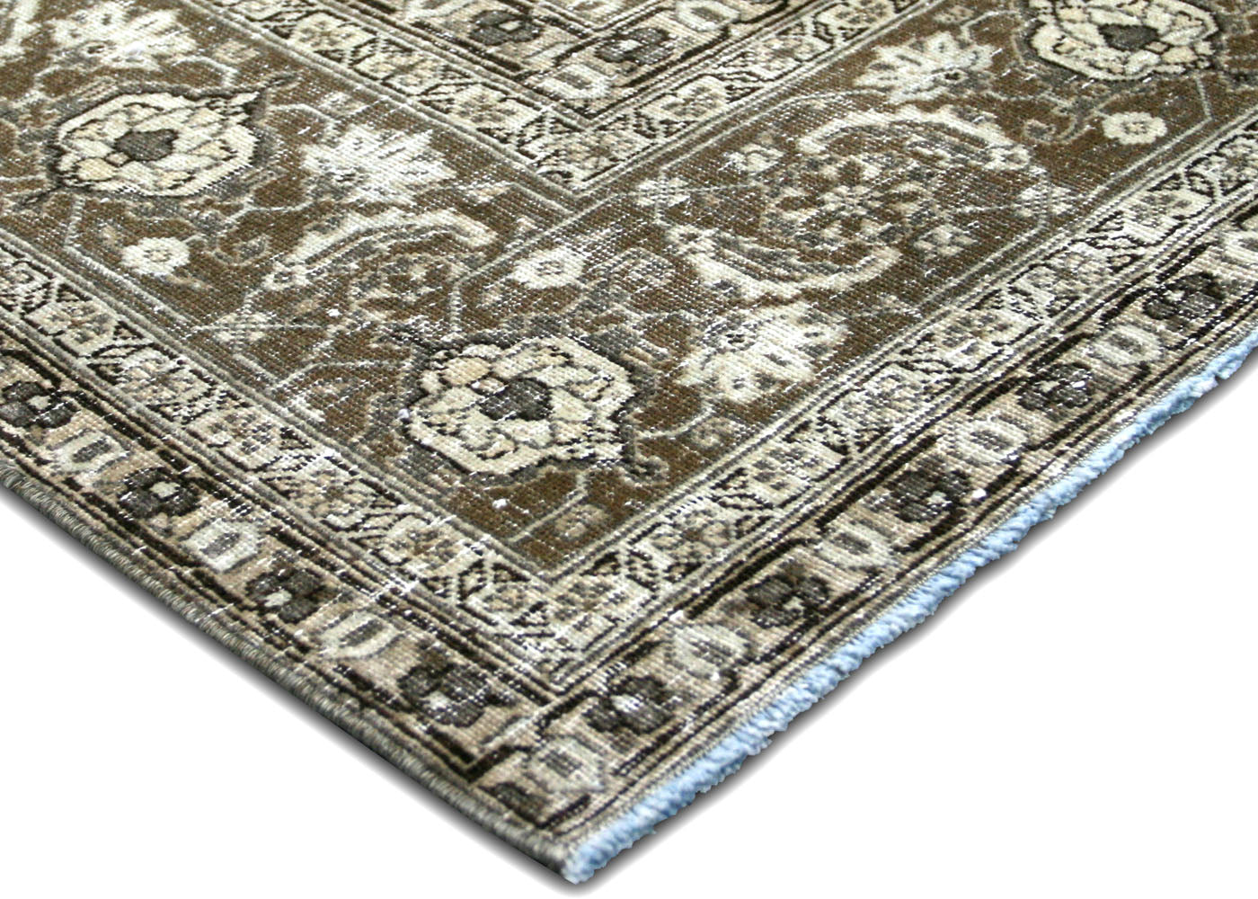 Semi Antique Persian Tabriz Rug - 9' x 12'1" - 210320