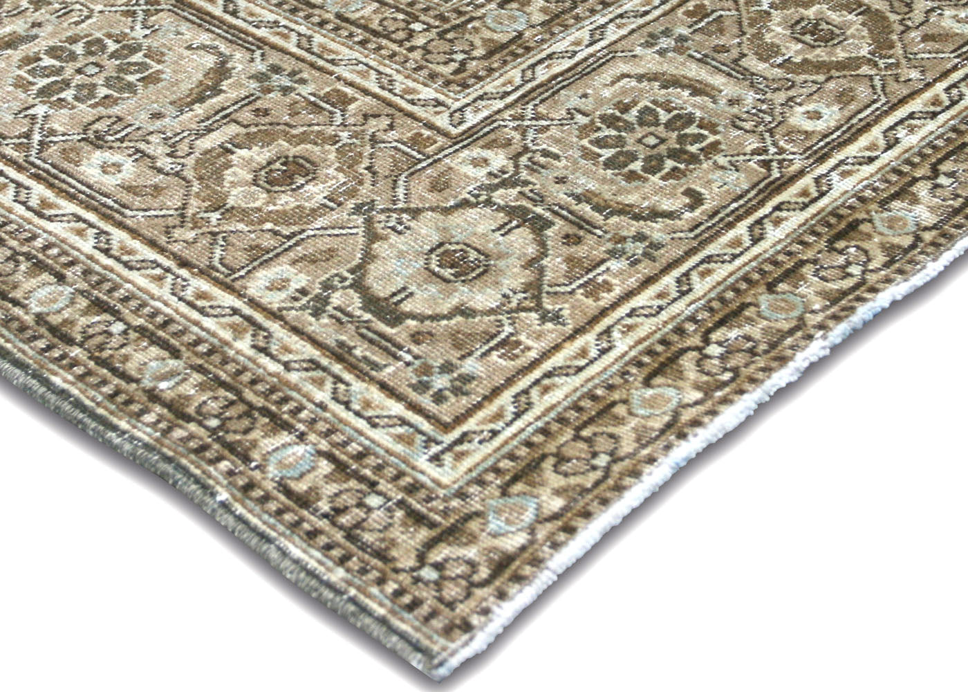 Semi Antique Persian Tabriz Rug - 6'9" x 10' - 210332