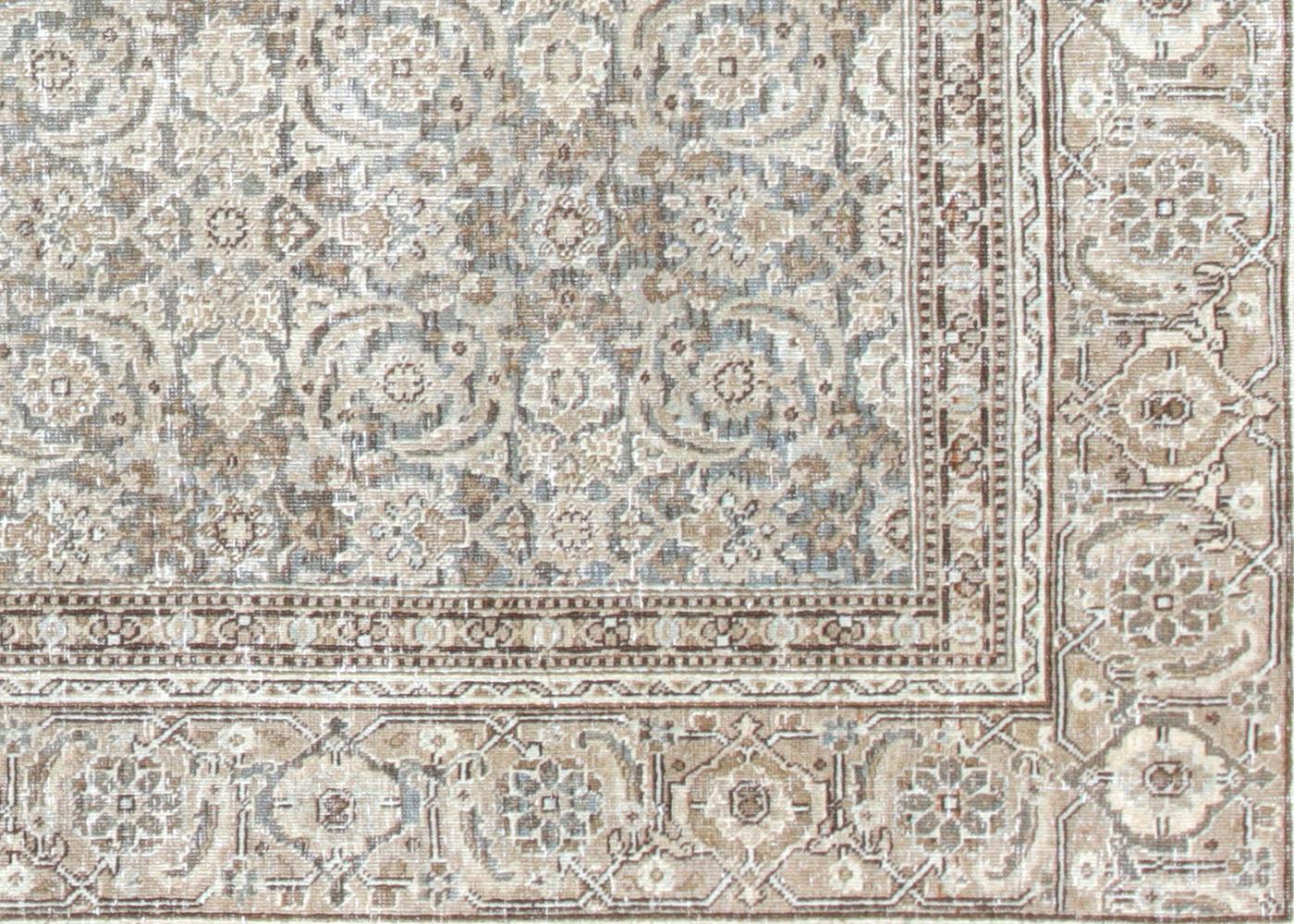 Semi Antique Persian Tabriz Rug - 6'9" x 10' - 210332