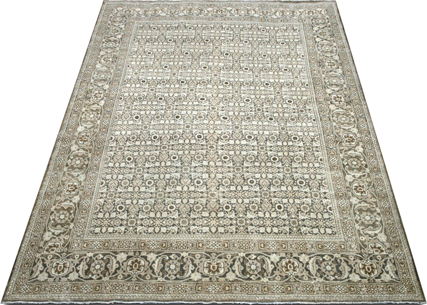 Semi Antique Persian Tabriz Rug - 7'8" x 10'10" - 210342