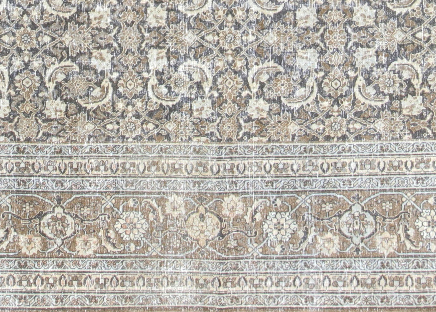 Semi Antique Persian Tabriz Rug - 10' x 14'1" - 210343