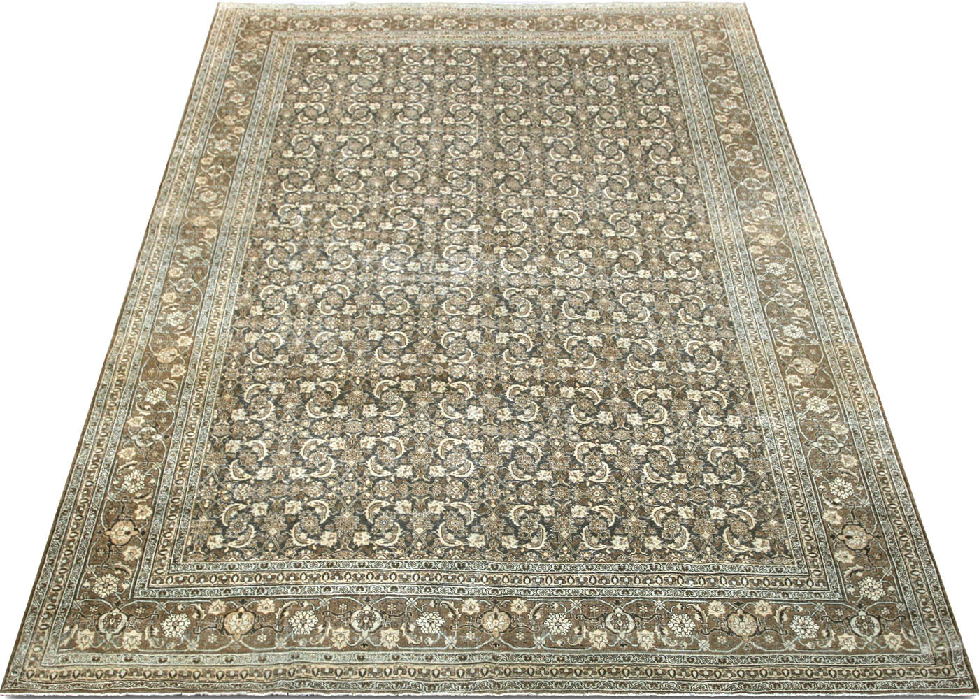 Semi Antique Persian Tabriz Rug - 10' x 14'1" - 210343