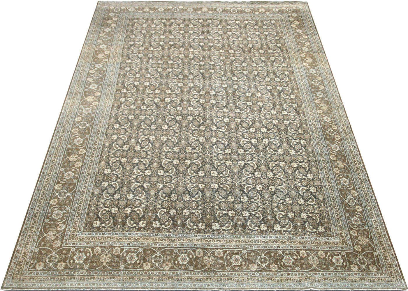 Semi Antique Persian Tabriz Rug - 10' x 14'1" - 210343