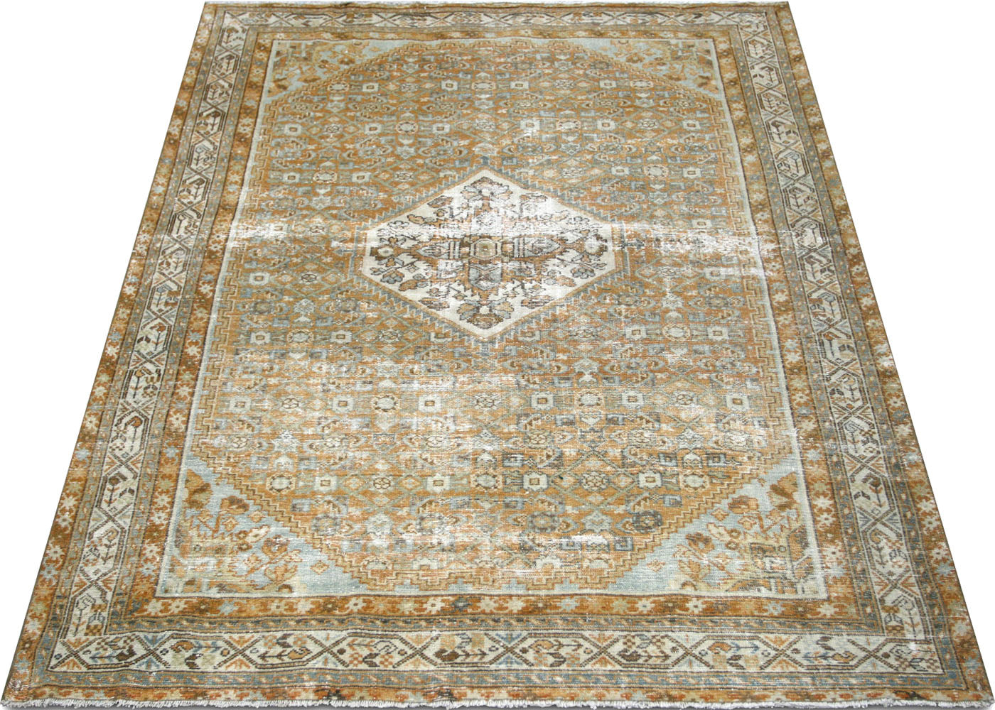 Semi Antique Persian Melayer Rug - 5' x 6'9" - 210348