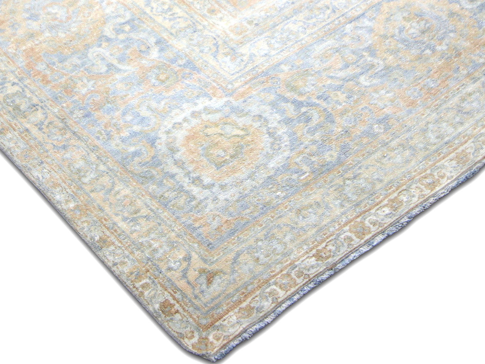 Semi Antique Persian Yazd Rug - 10'6" x 14'6"