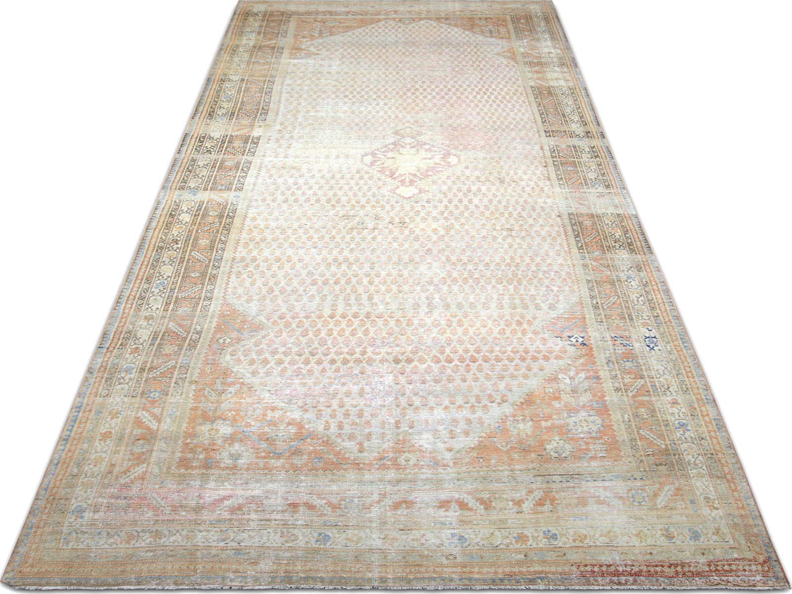 Semi Antique Persian Melayer Rug - 7'1" x 19'5"