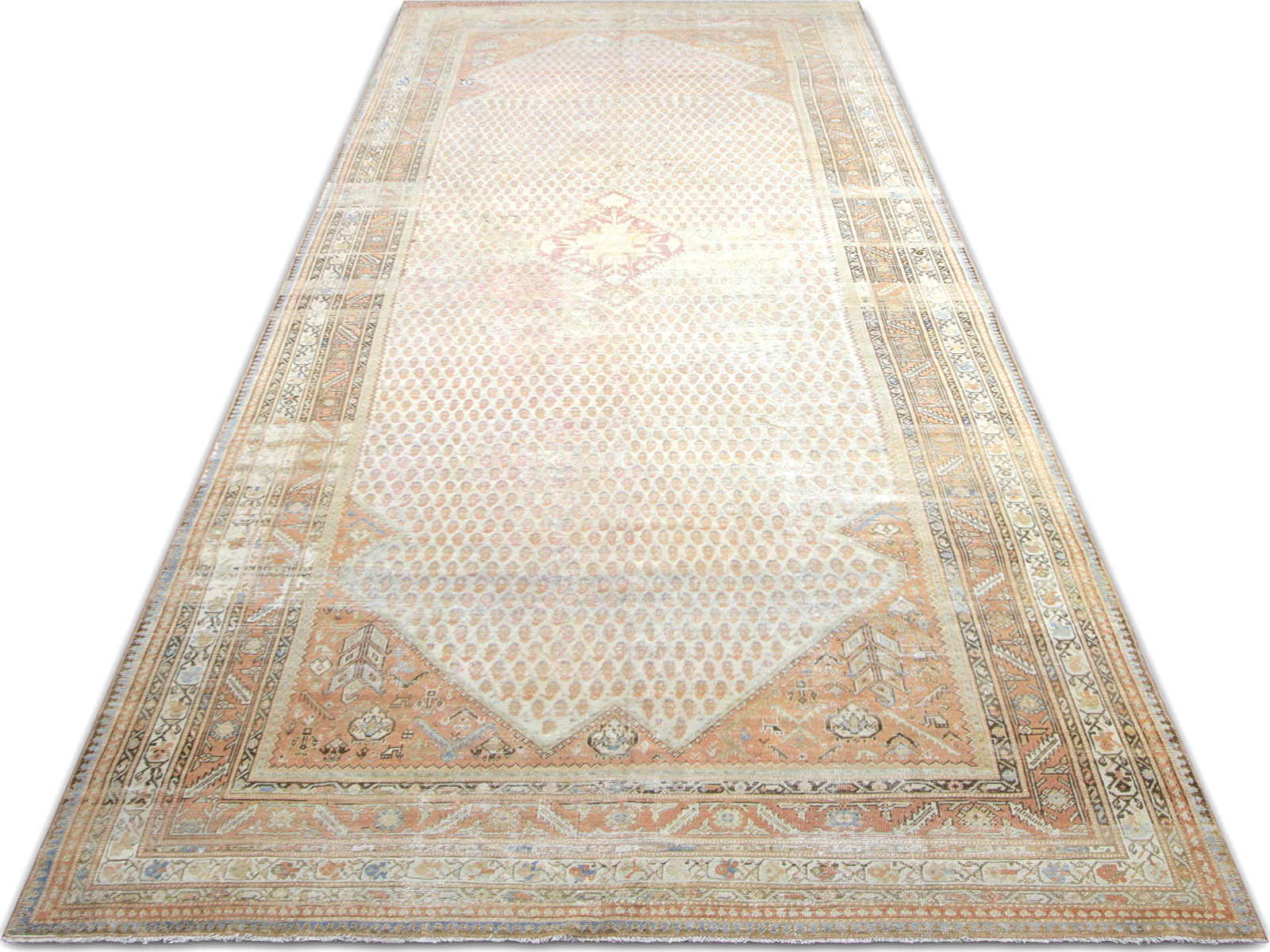 Semi Antique Persian Melayer Rug - 7'1" x 19'5"