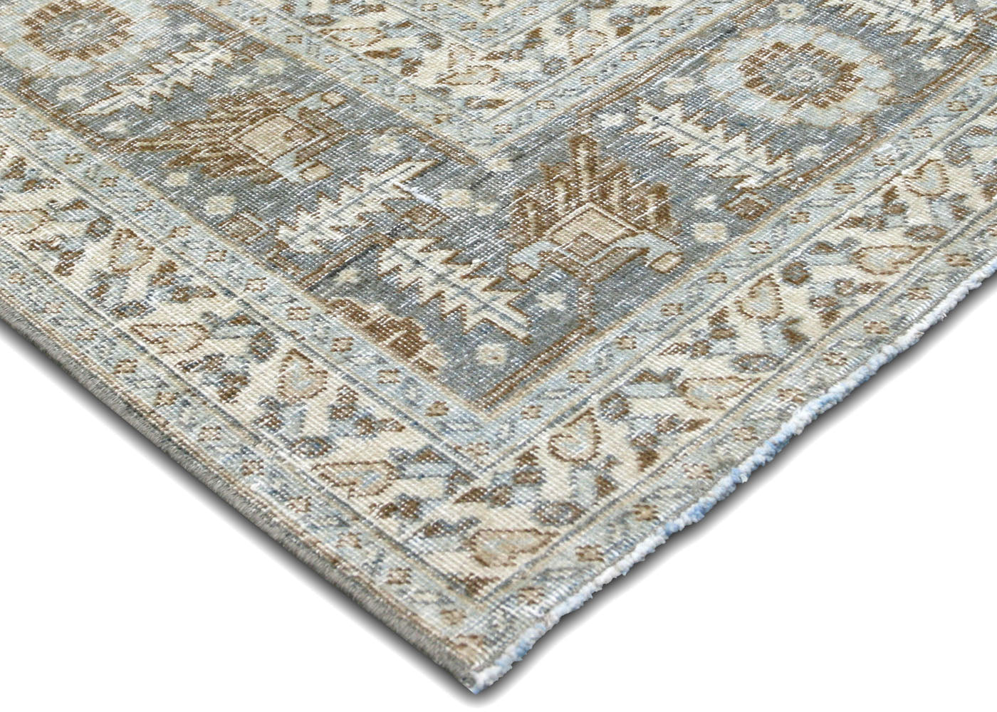 Semi Antique Persian Tabriz Rug - 8' x 10'11" - 210366