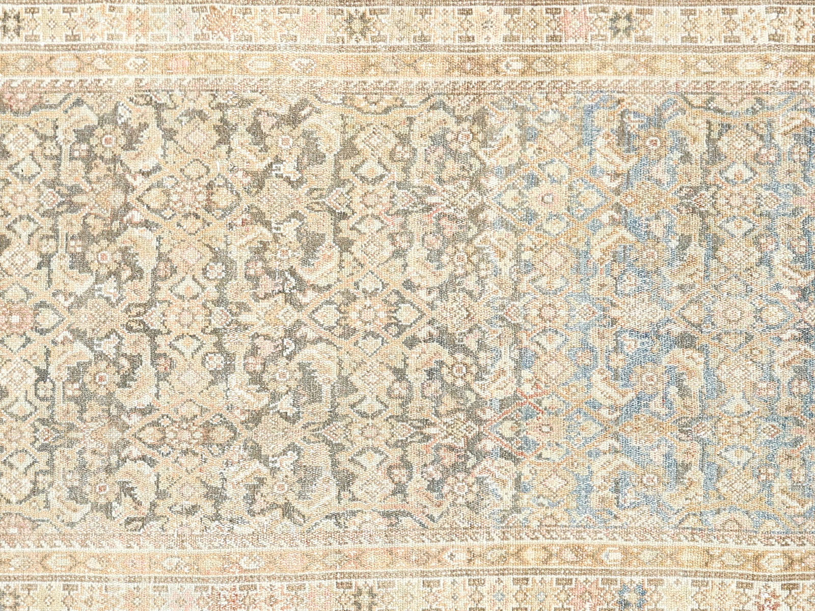 Semi Antique Persian Melayer Rug - 3'1" x12'3"