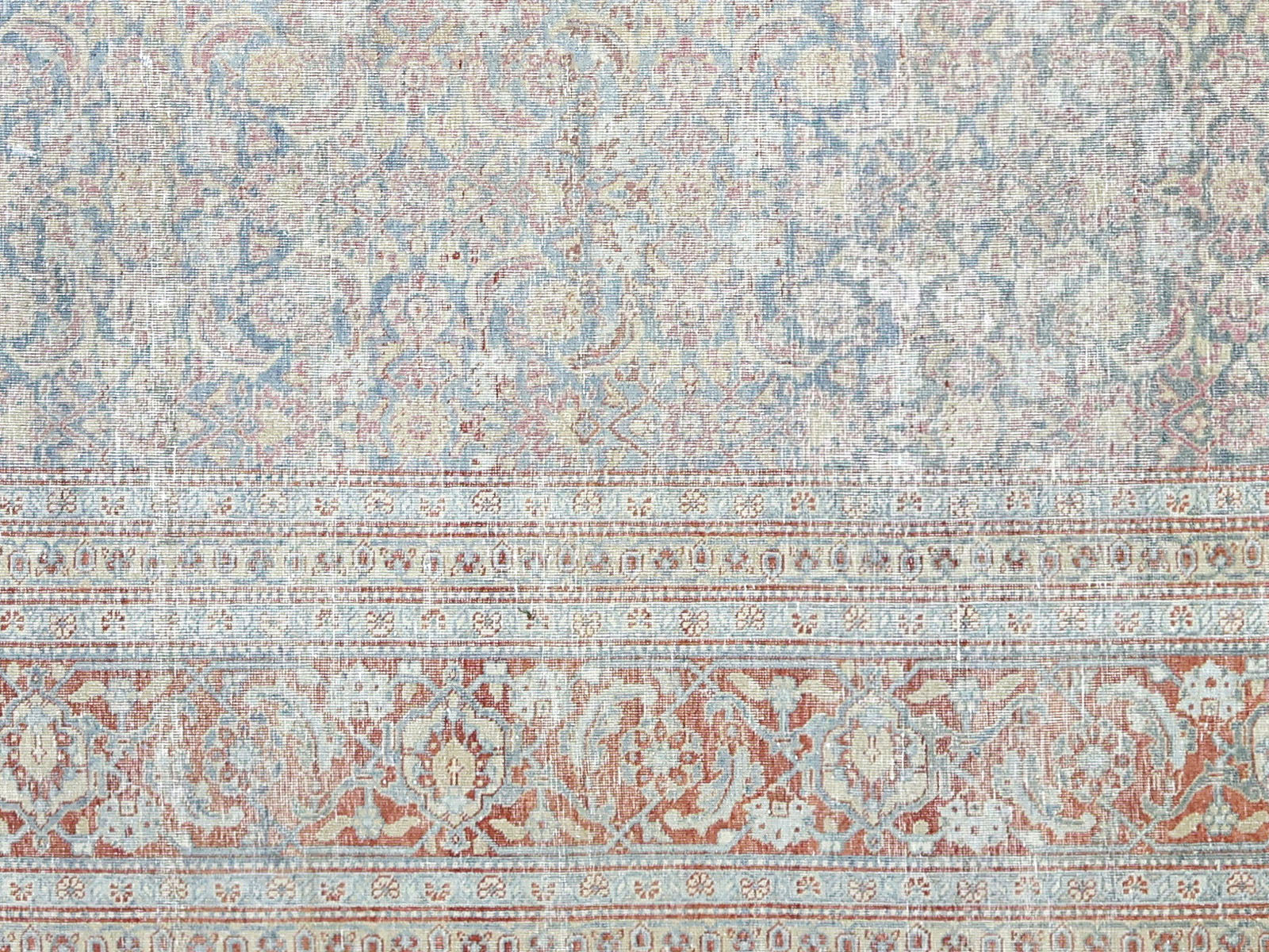 Semi Antique Persian Tabriz Rug - 9'4" x 12'5"