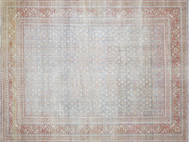 Semi Antique Persian Tabriz Rug - 9'4" x 12'5"