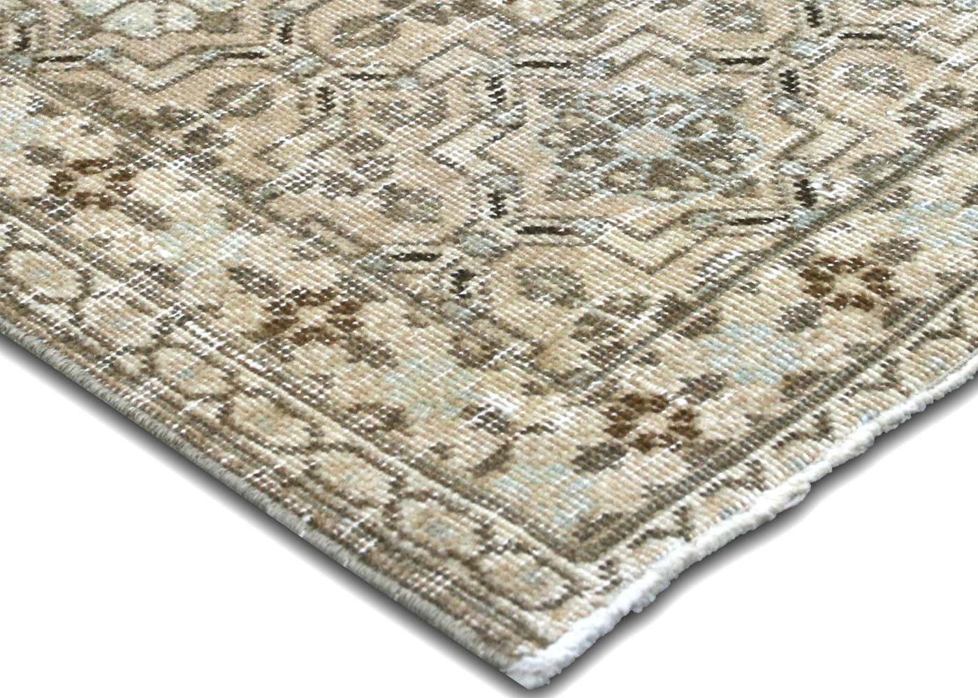 Semi Antique Persian Tabriz Rug - 7'10" x 10'9" - 210391