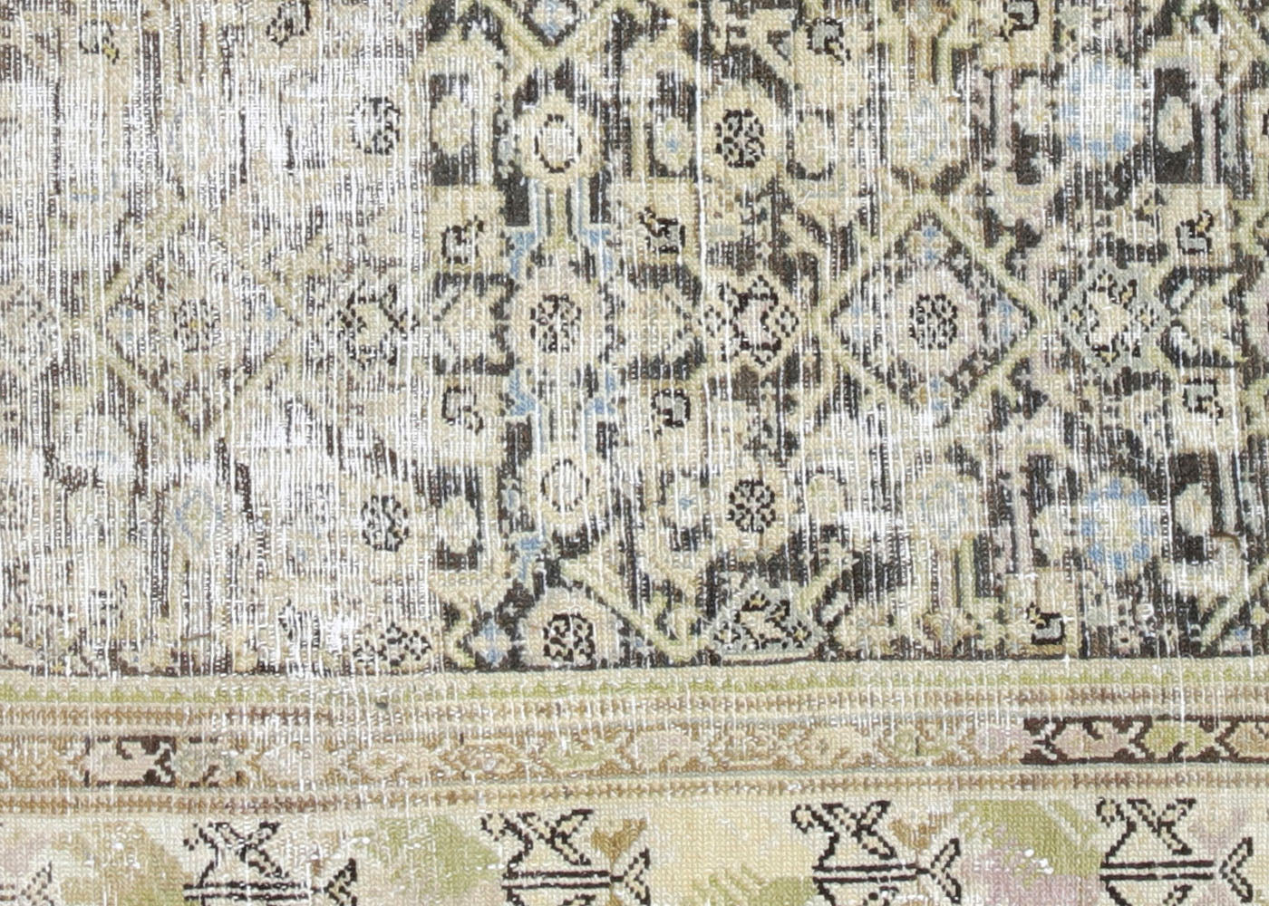 Semi Antique Persian Melayer Rug - 5'2" x 9'6" - 210392