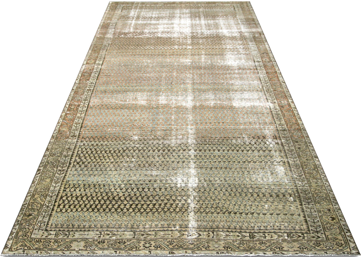 Semi Antique Persian Melayer Rug - 5'5" x 13' - 210393