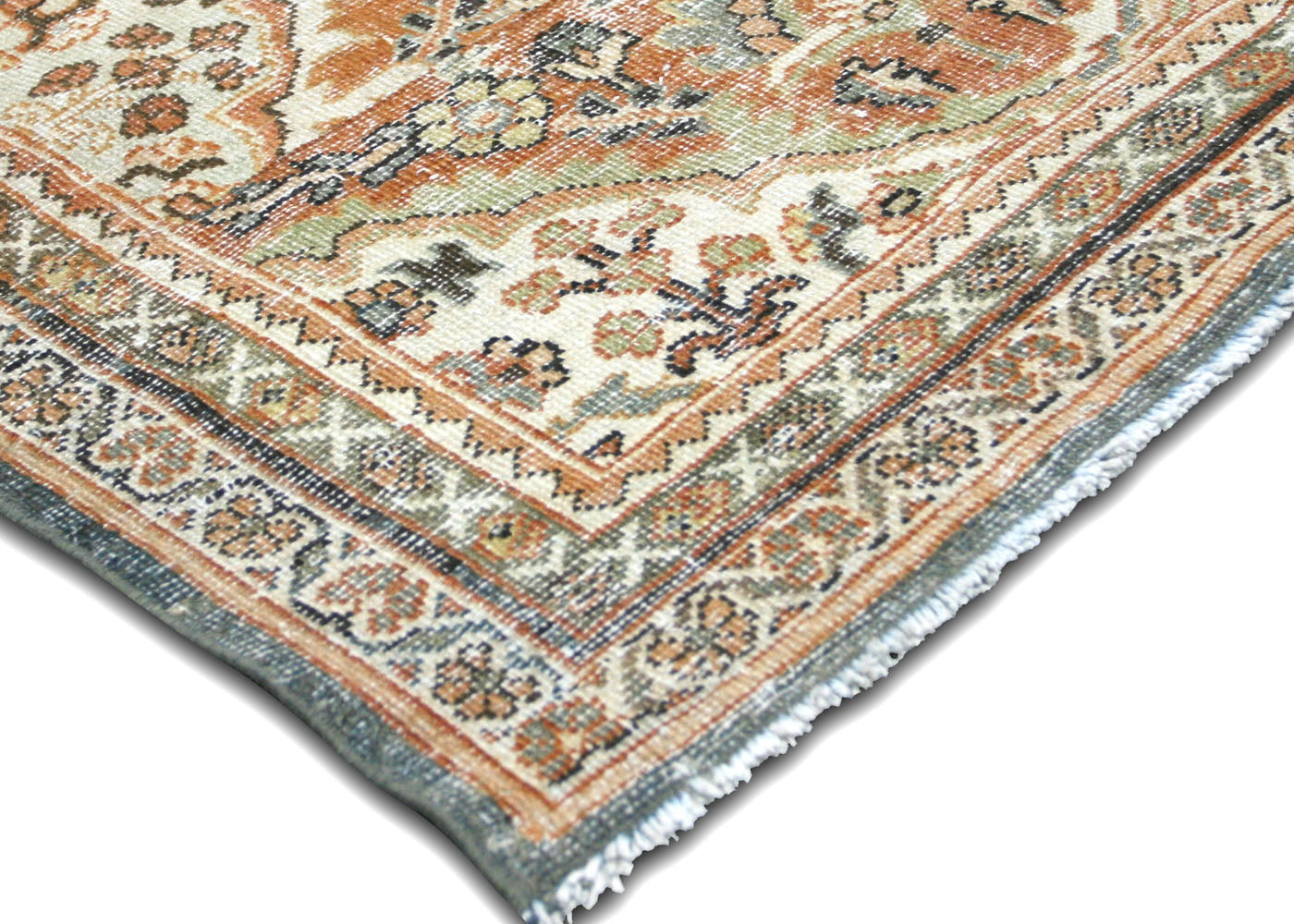 Vintage Persian Mahal Rug - 11' x 16'4" - 210403