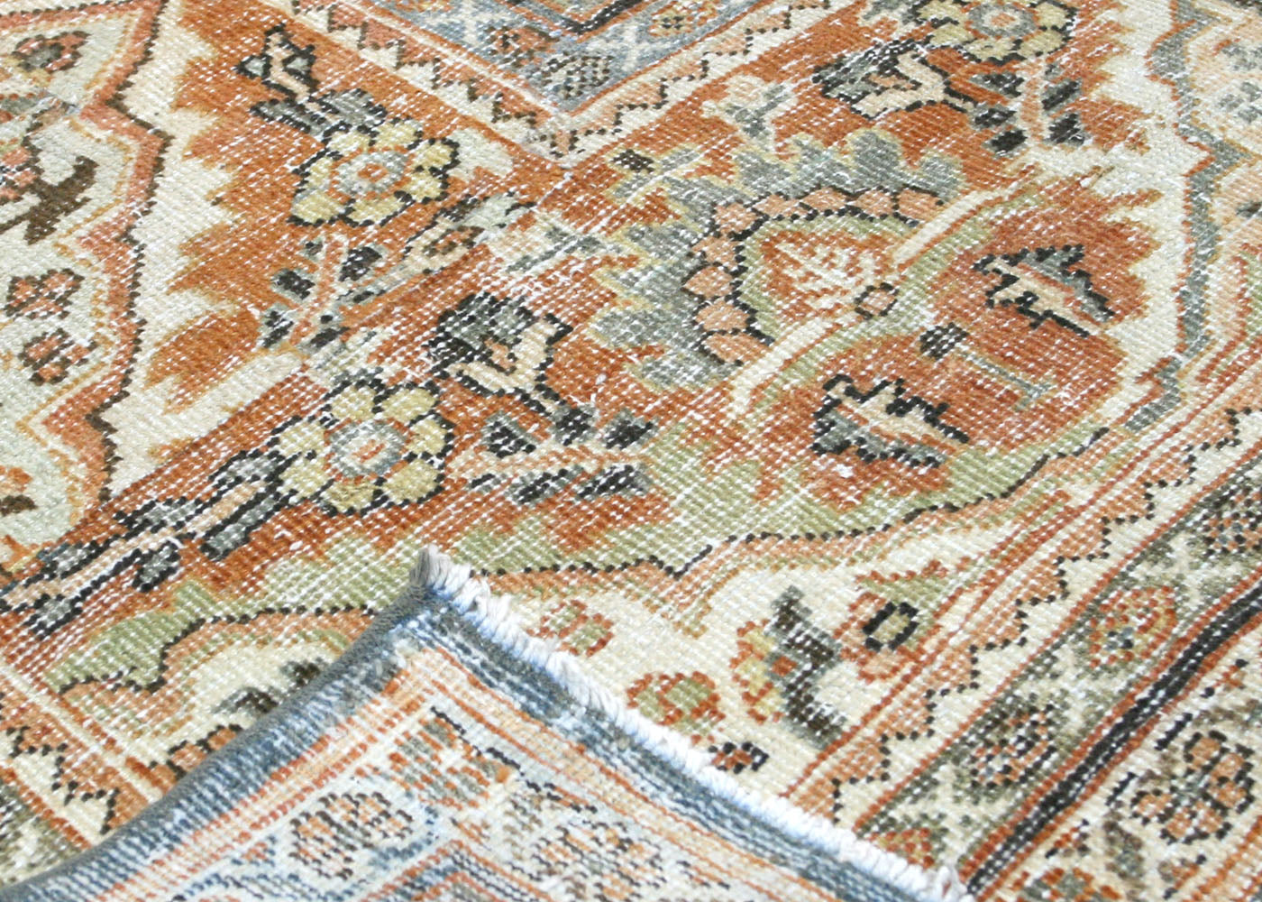 Vintage Persian Mahal Rug - 11' x 16'4" - 210403