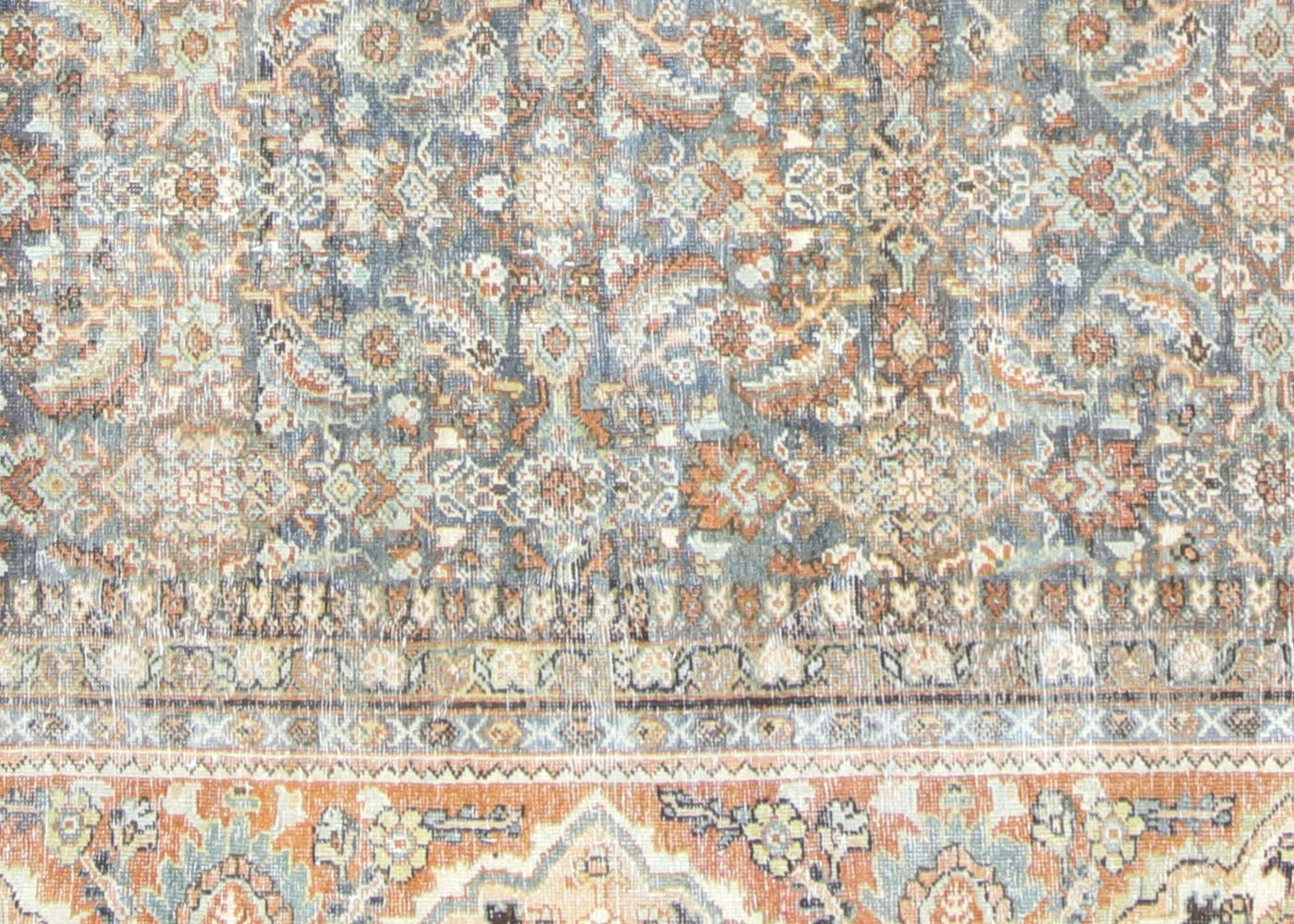 Vintage Persian Mahal Rug - 11' x 16'4" - 210403