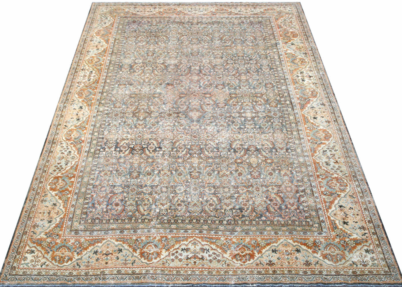 Vintage Persian Mahal Rug - 11' x 16'4" - 210403