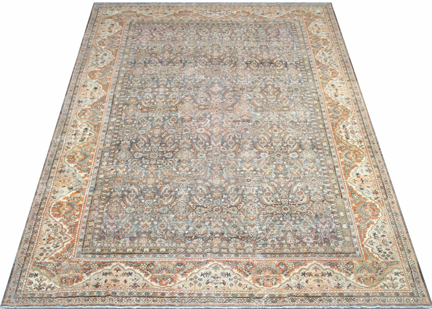 Vintage Persian Mahal Rug - 11' x 16'4" - 210403