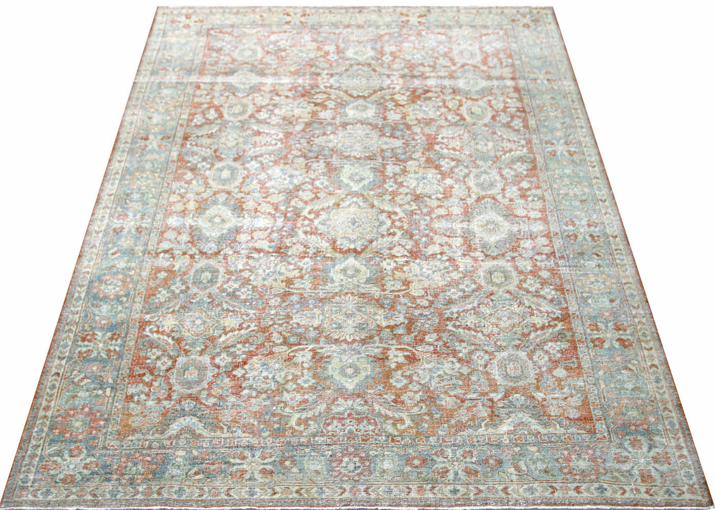 Vintage Persian Mahal Rug - 7' x 10'5" - 210405