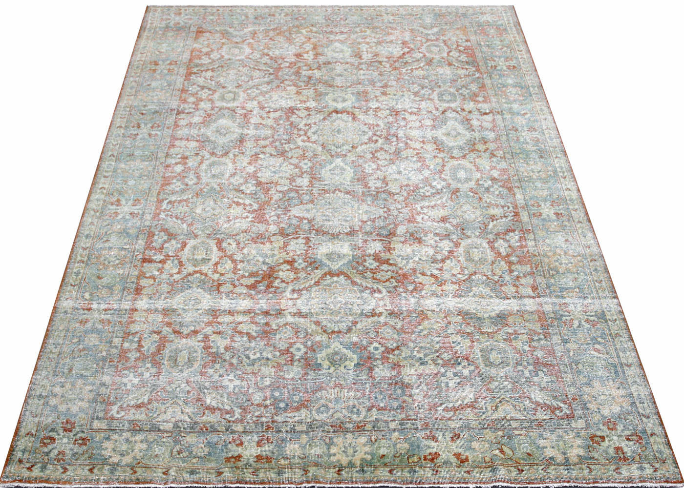 Vintage Persian Mahal Rug - 7' x 10'5" - 210405