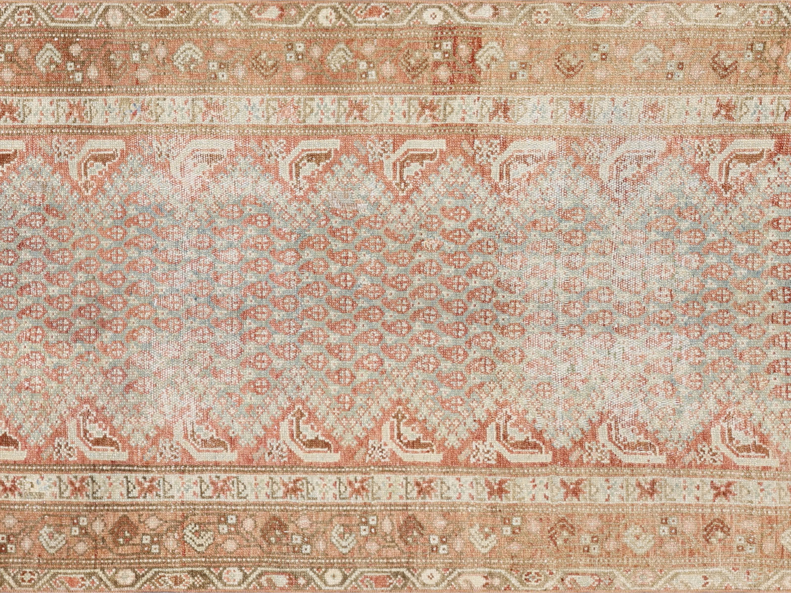 Semi Antique Persian Melayer Runner - 2'9" x 12'6"