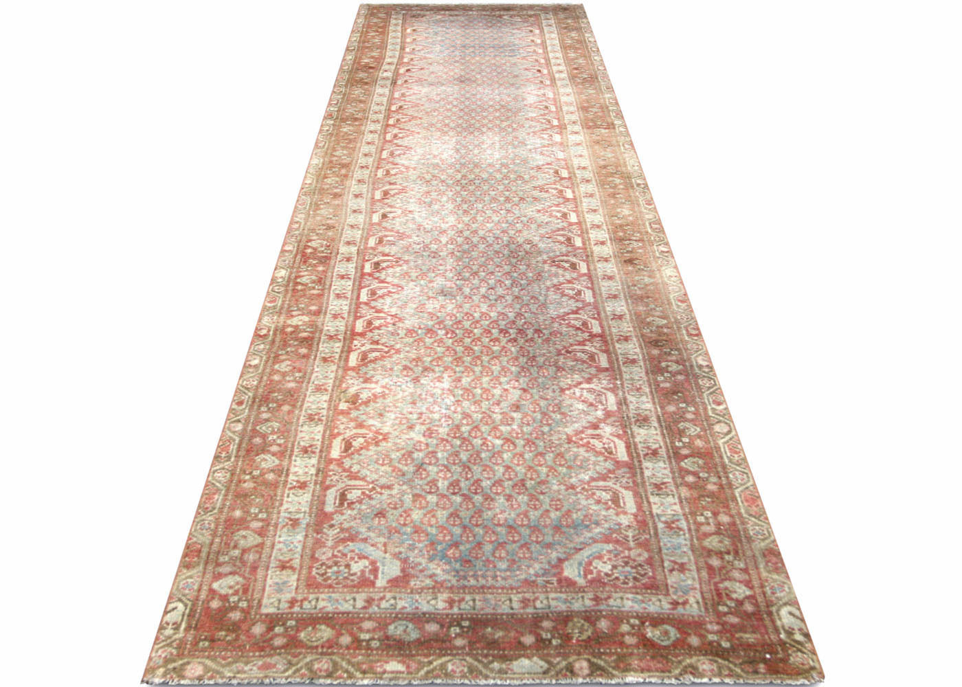 Semi Antique Persian Melayer Runner - 2'9" x 12'6" - 210412