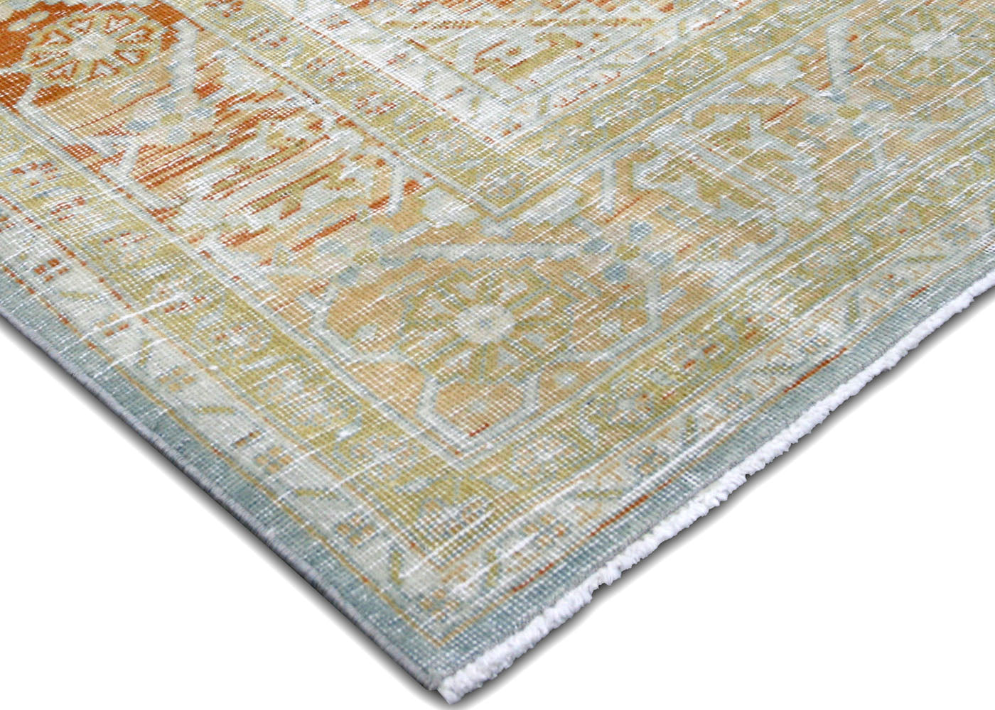 Semi Antique Persian Tabriz Rug - 7' x 10'2" - 210418