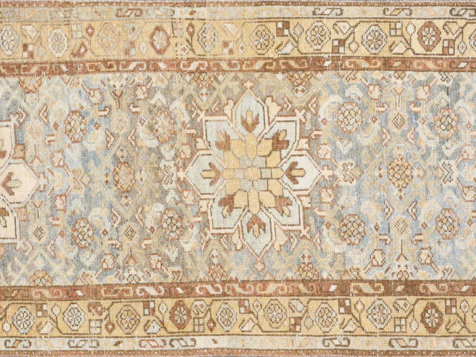 Semi Antique Persian Melayer Runner - 2'7" x 9'5"