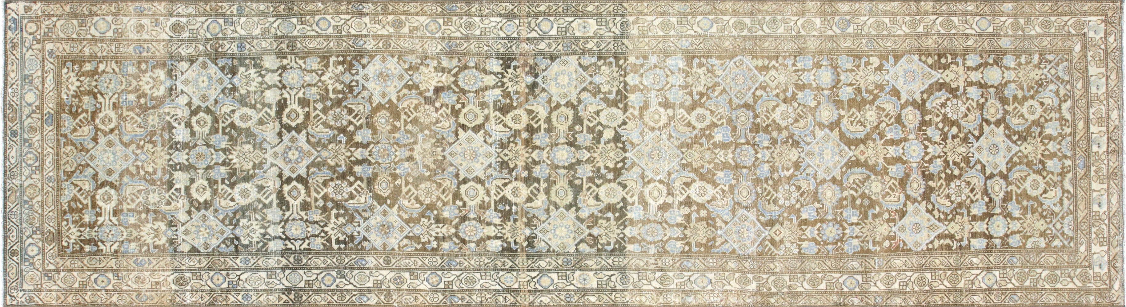 Antique Persian Melayer Rug - 3'5" x 12'4" - 210420
